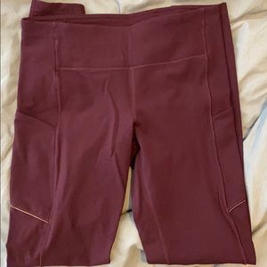 Lululemon Speed Up Tight 25’ maroon